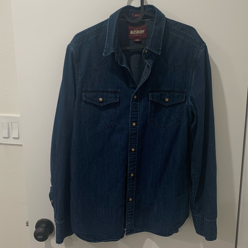 Alesbury - Wyatt Denim Western Shirt
